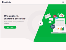 Tablet Screenshot of caseblocks.com